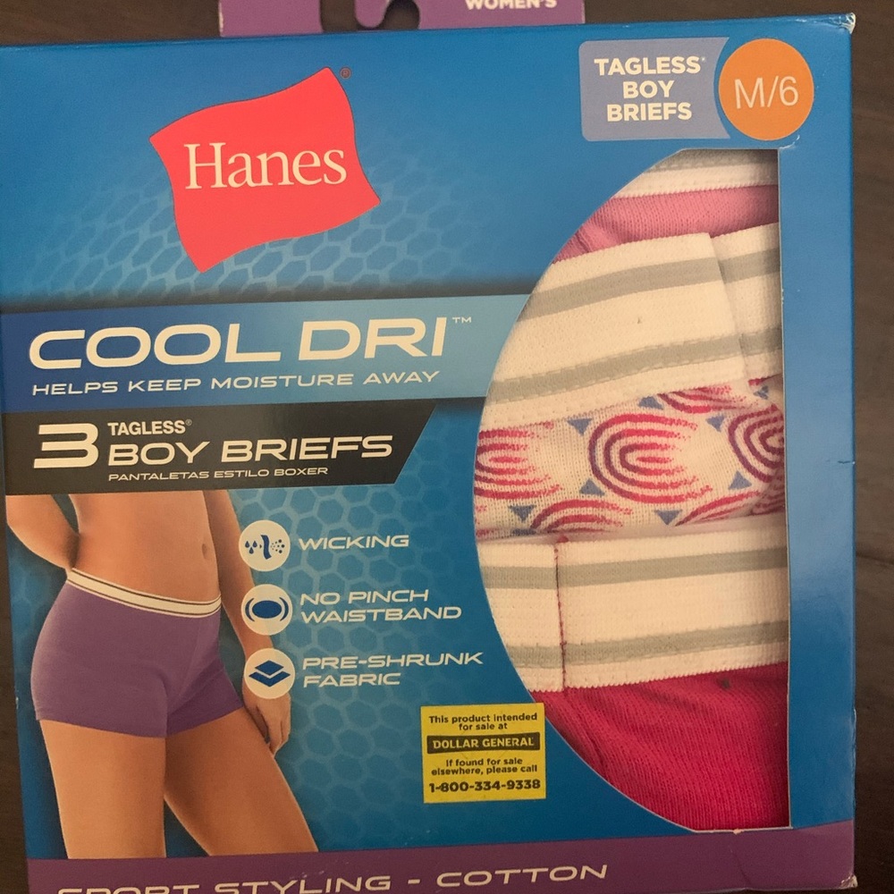 NIP Hanes Boy Briefs SZ 6
